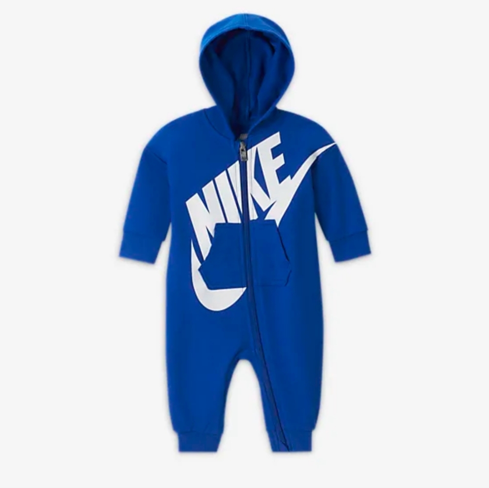 Nike Blue Infant Onesie Hoodie